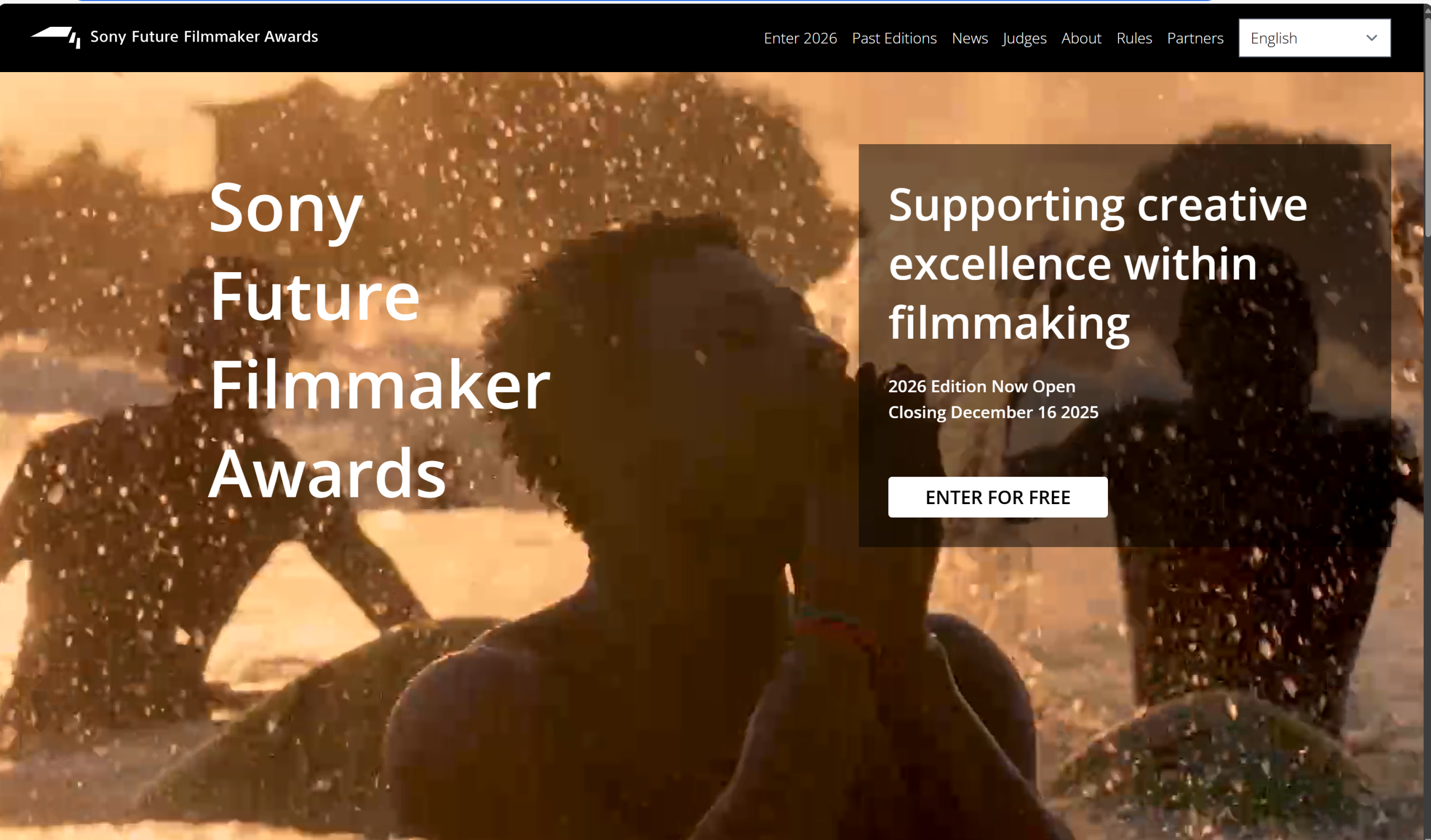 2026 Sony Future Filmmaker Awards