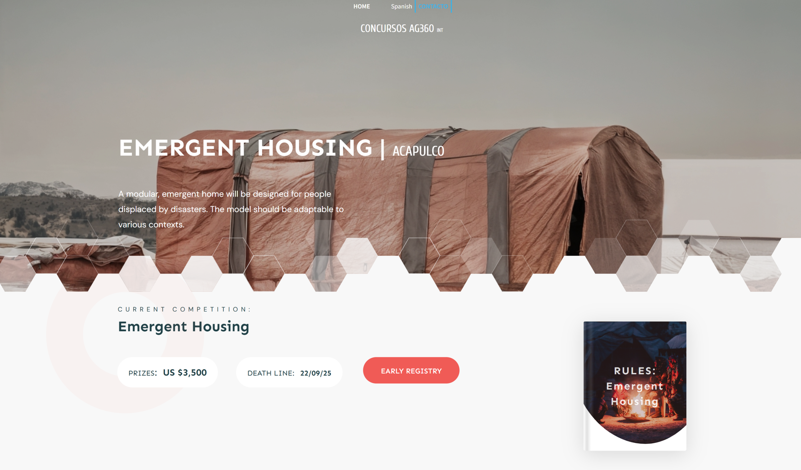 2025 Architecture International Contest: Emergent Housing Acapulco