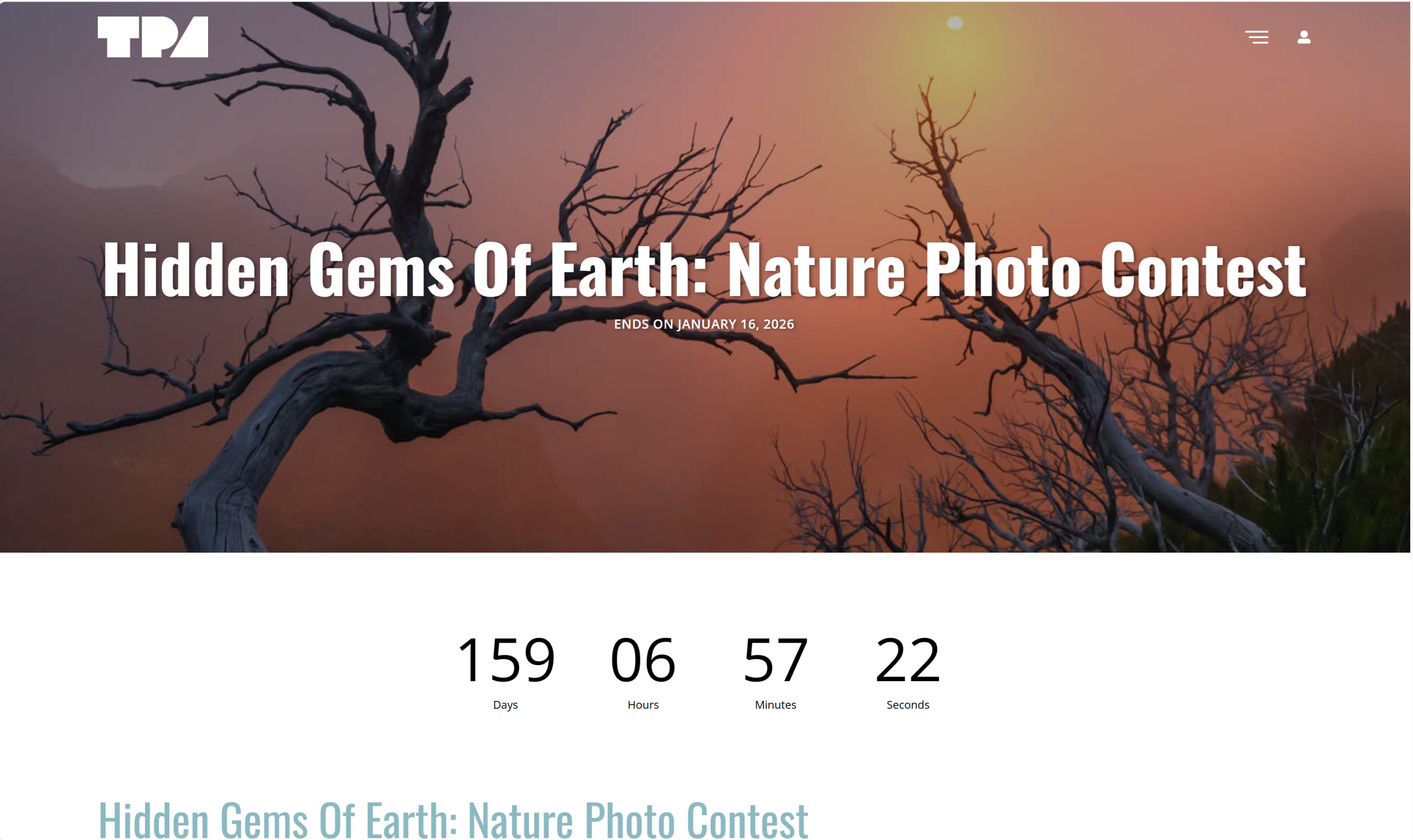 2026 Hidden Gems of Earth: Nature Photo Contest