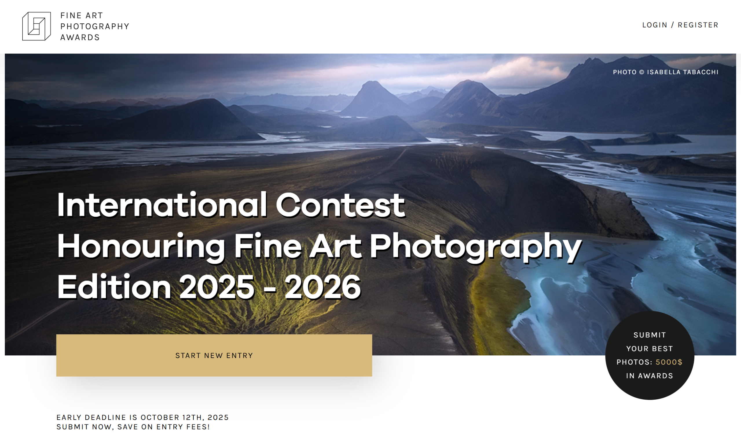 International Contest Honouring Fine Art Photography Edition 2025 - 2026
