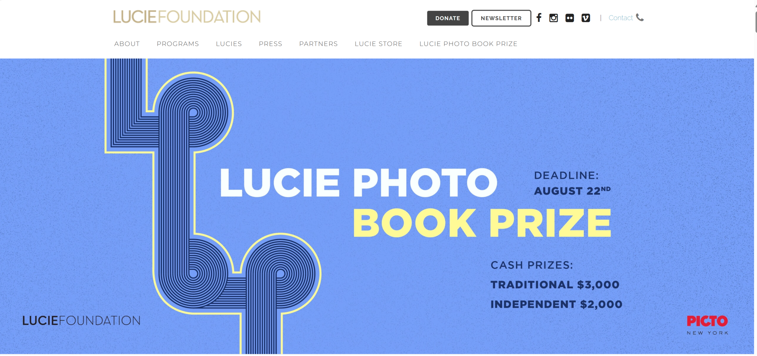 2025 Lucie Photo Book Prize
