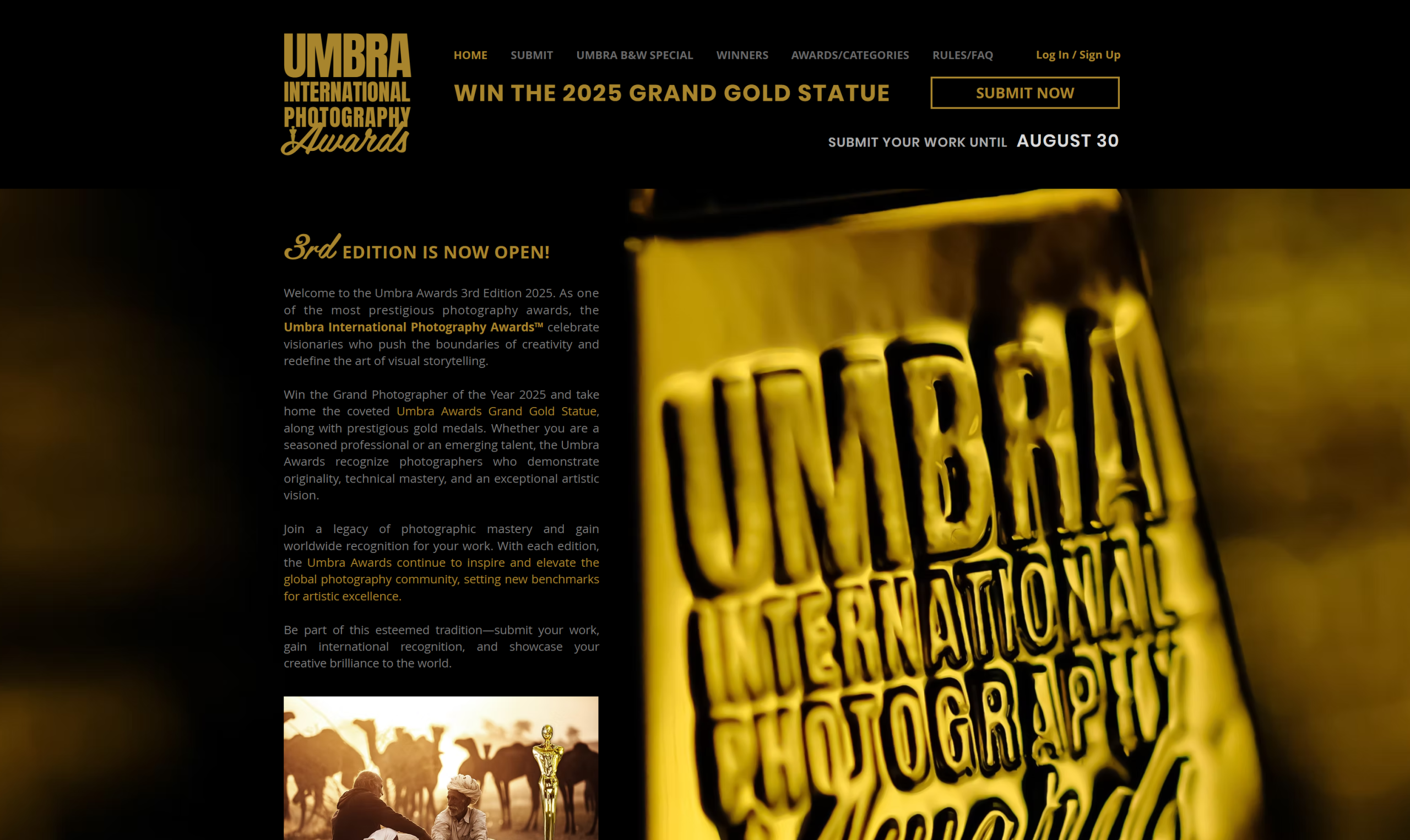 2025 Umbra International Photography Awards