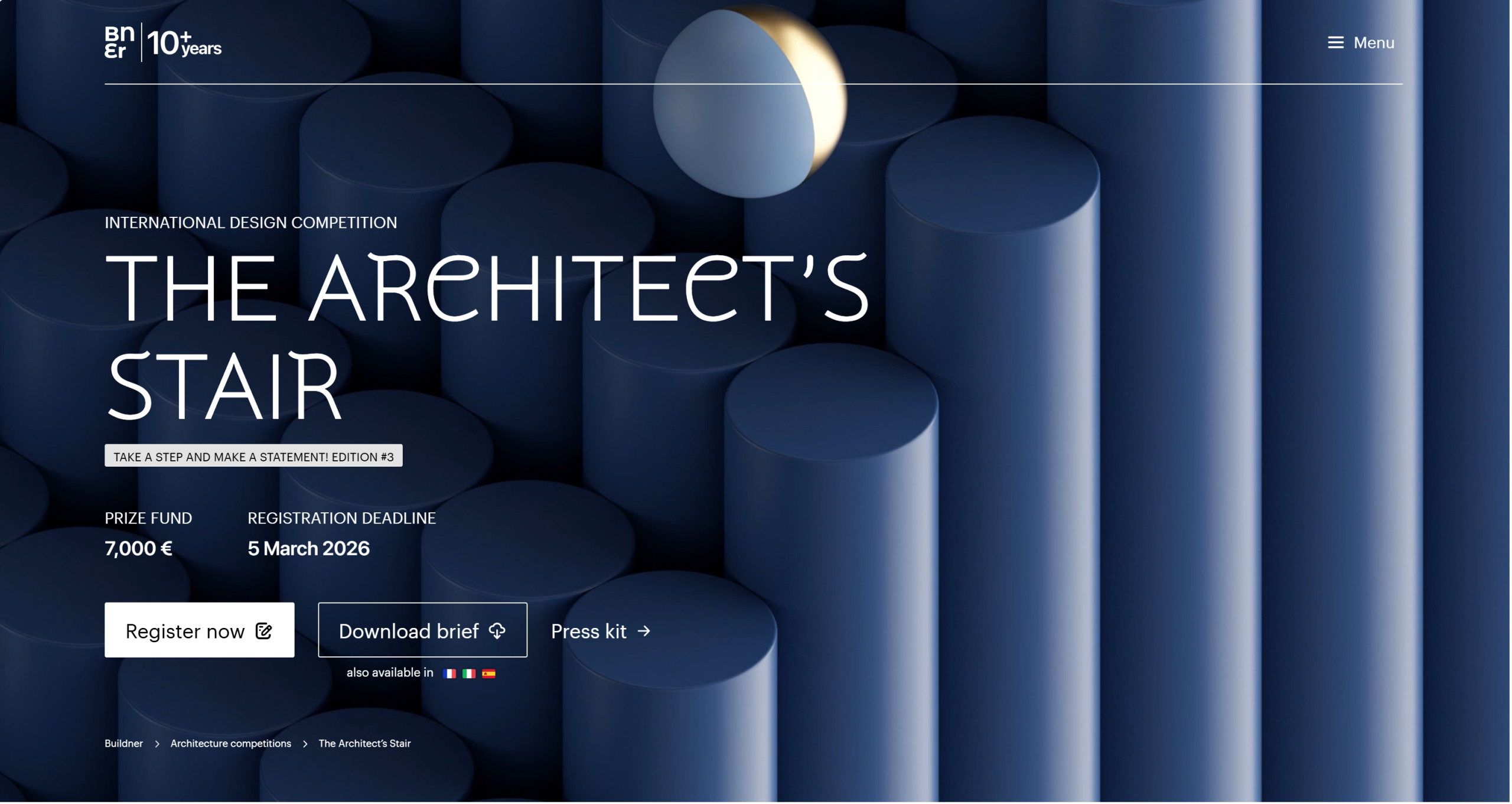 The Architect's Stair Edition 2026