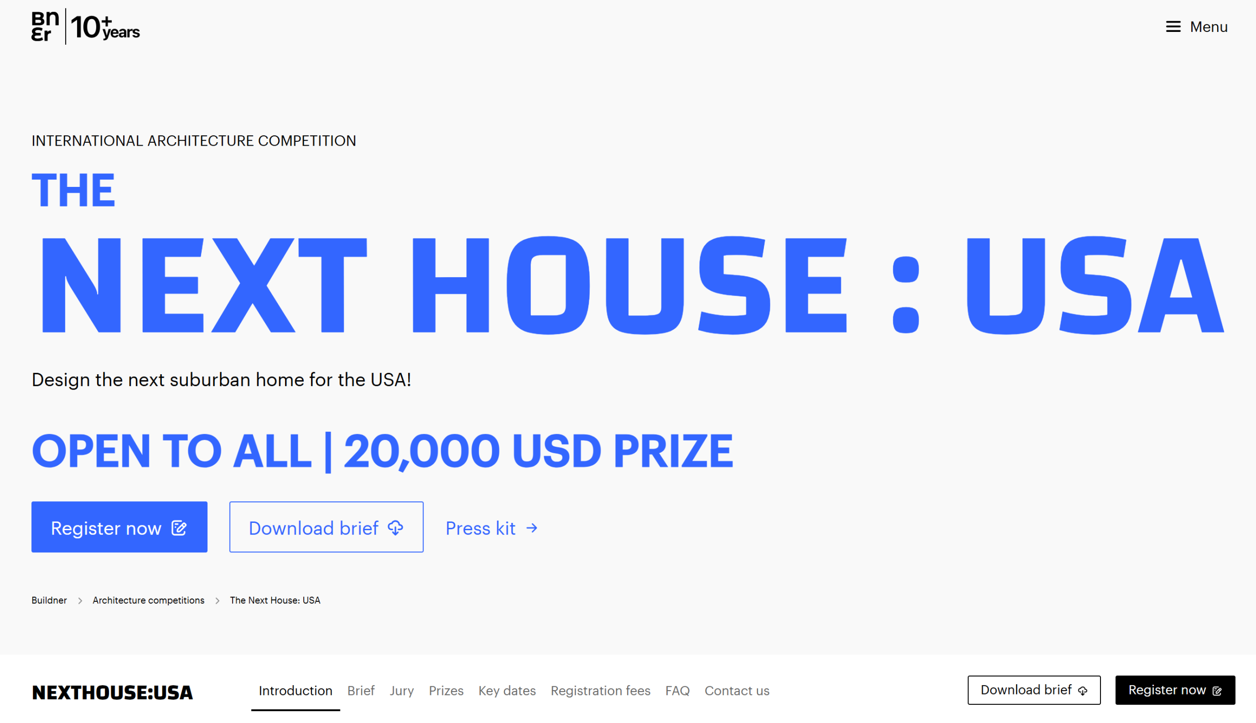 The Next House: USA International Architecture Competition 2026
