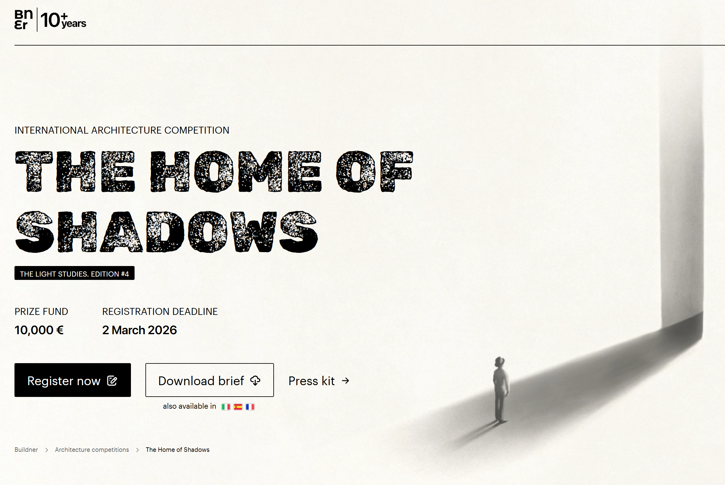 The Home of Shadows International Architecture Competition 2026