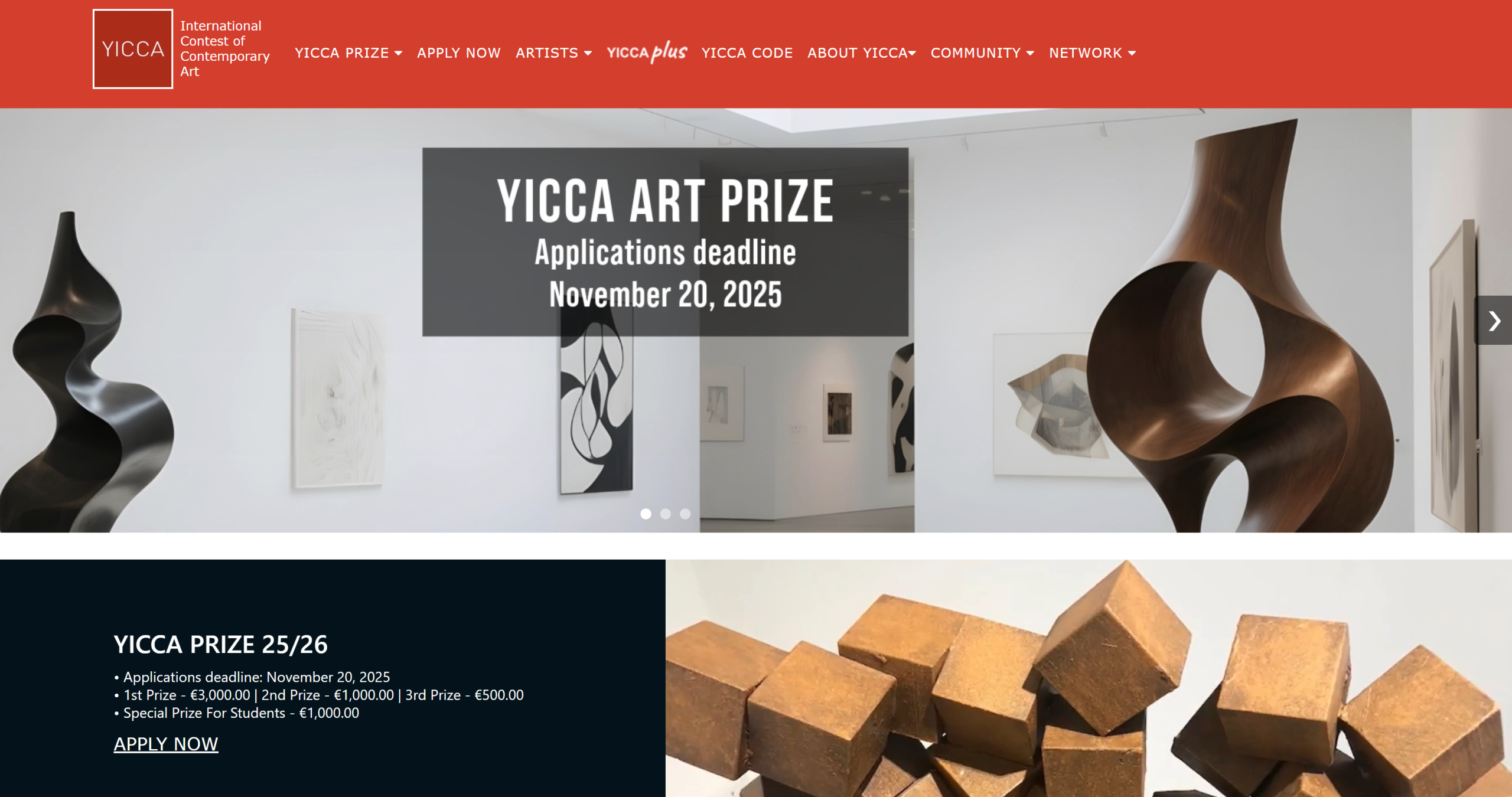 YICCA | International Contest of Contemporary Art 2025/2026