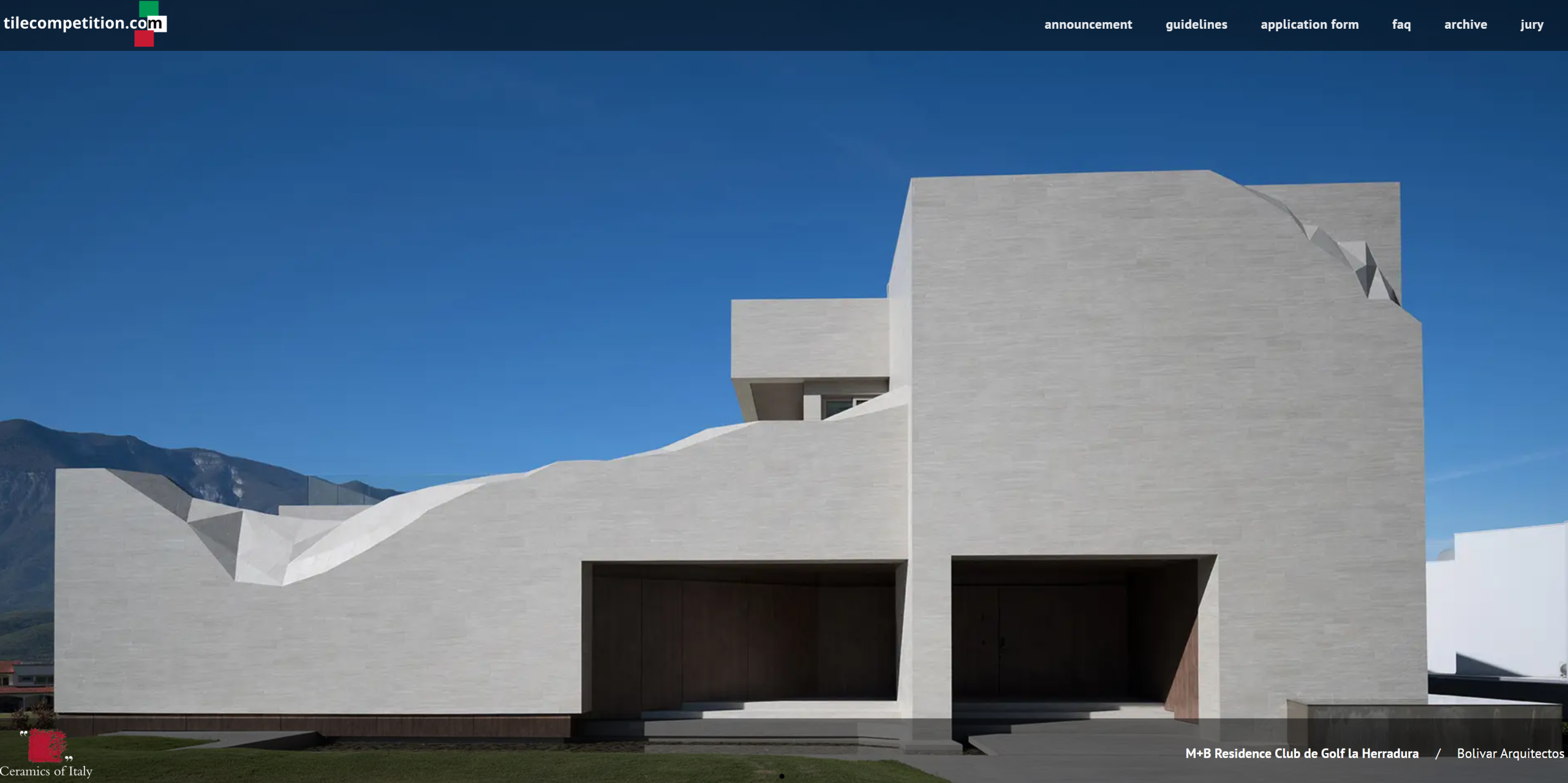 2026 Ceramics of Italy International Tile Competition