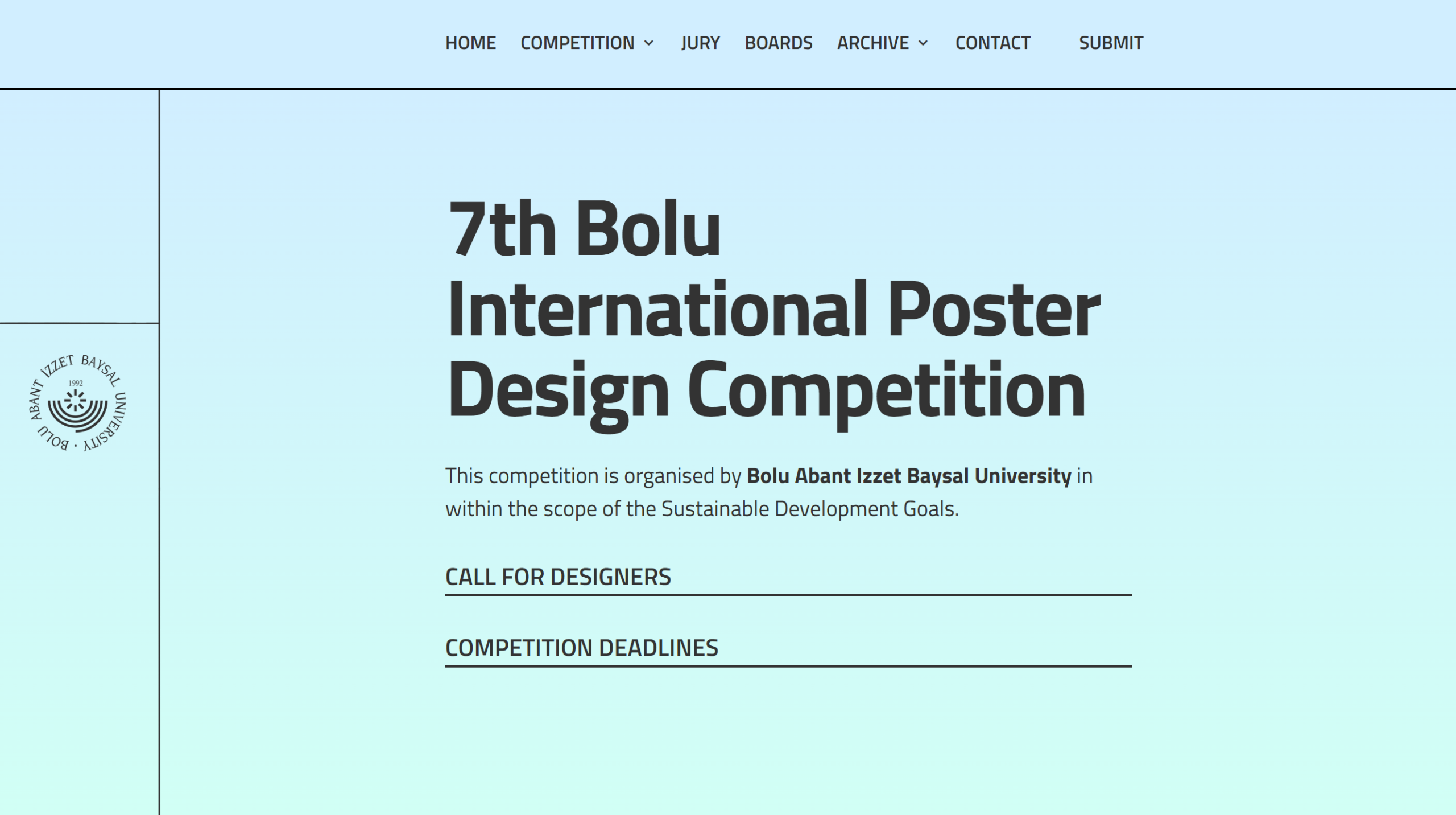 7th Bolu International Poster Design Competition [BIAH 2026]