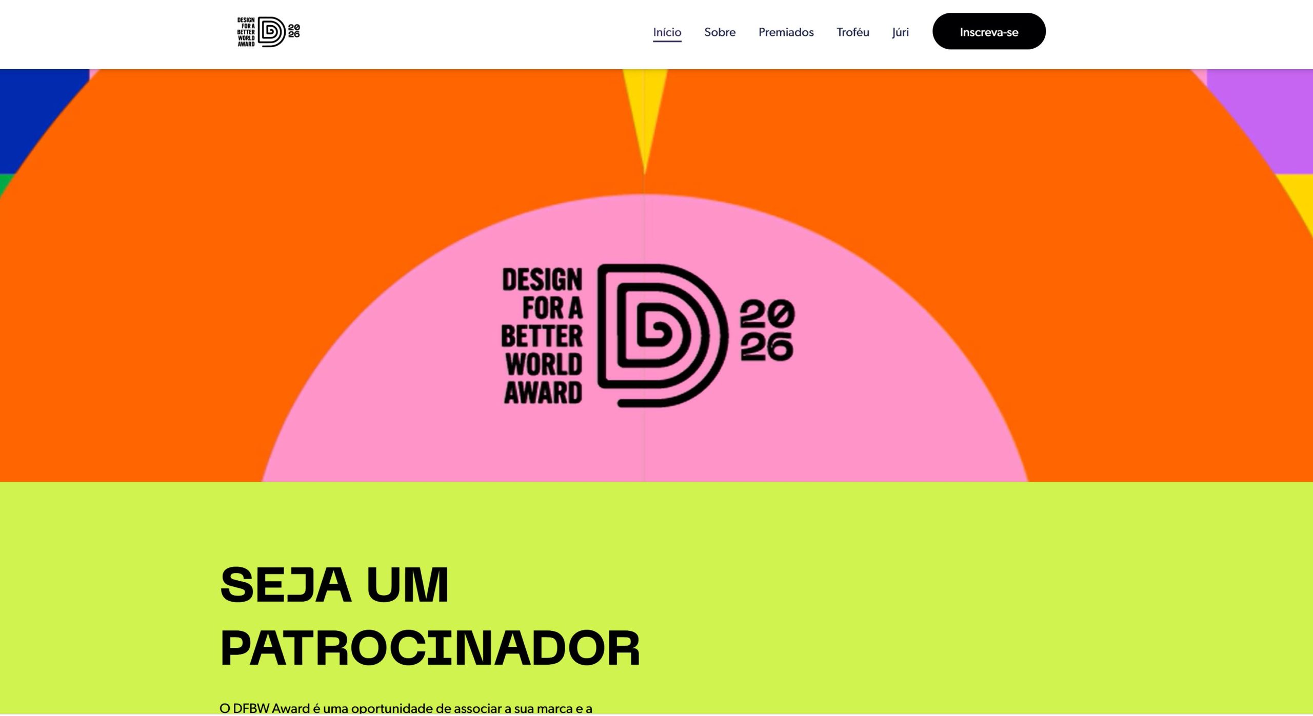 2026 DFBW Award - Design For a Better World