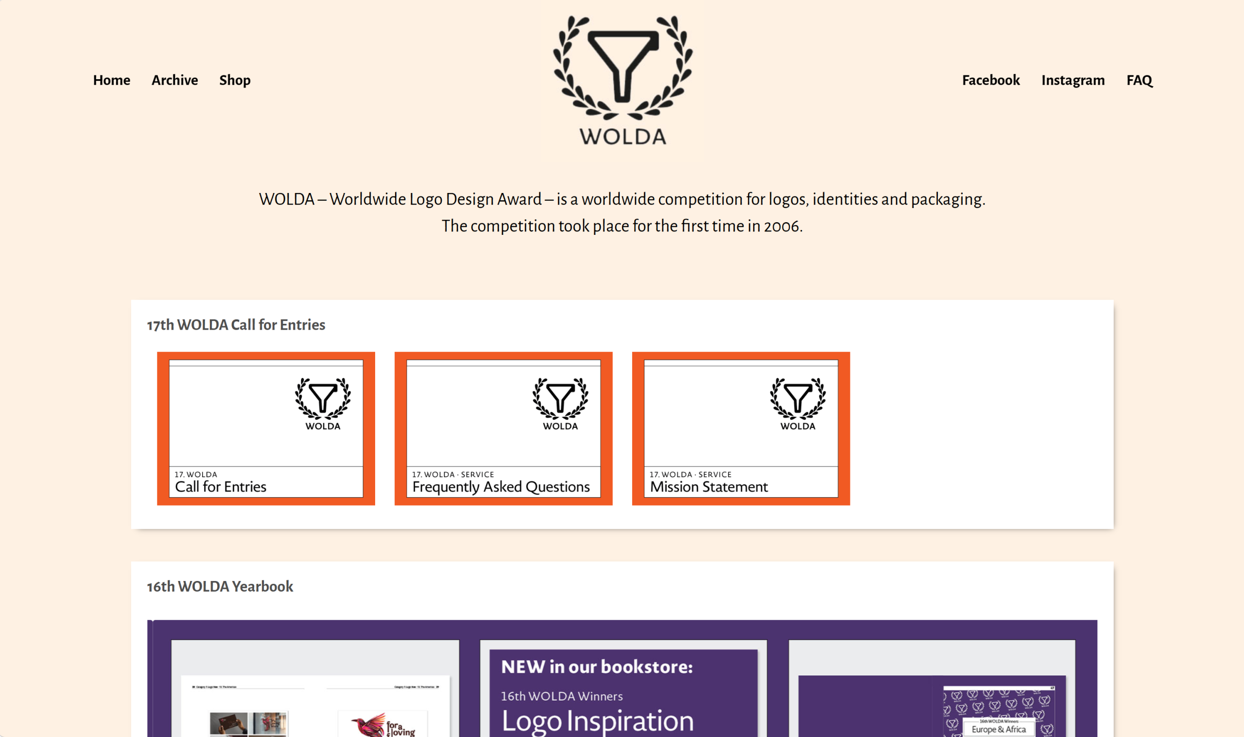 17th WOLDA Worldwide Logo Design Award