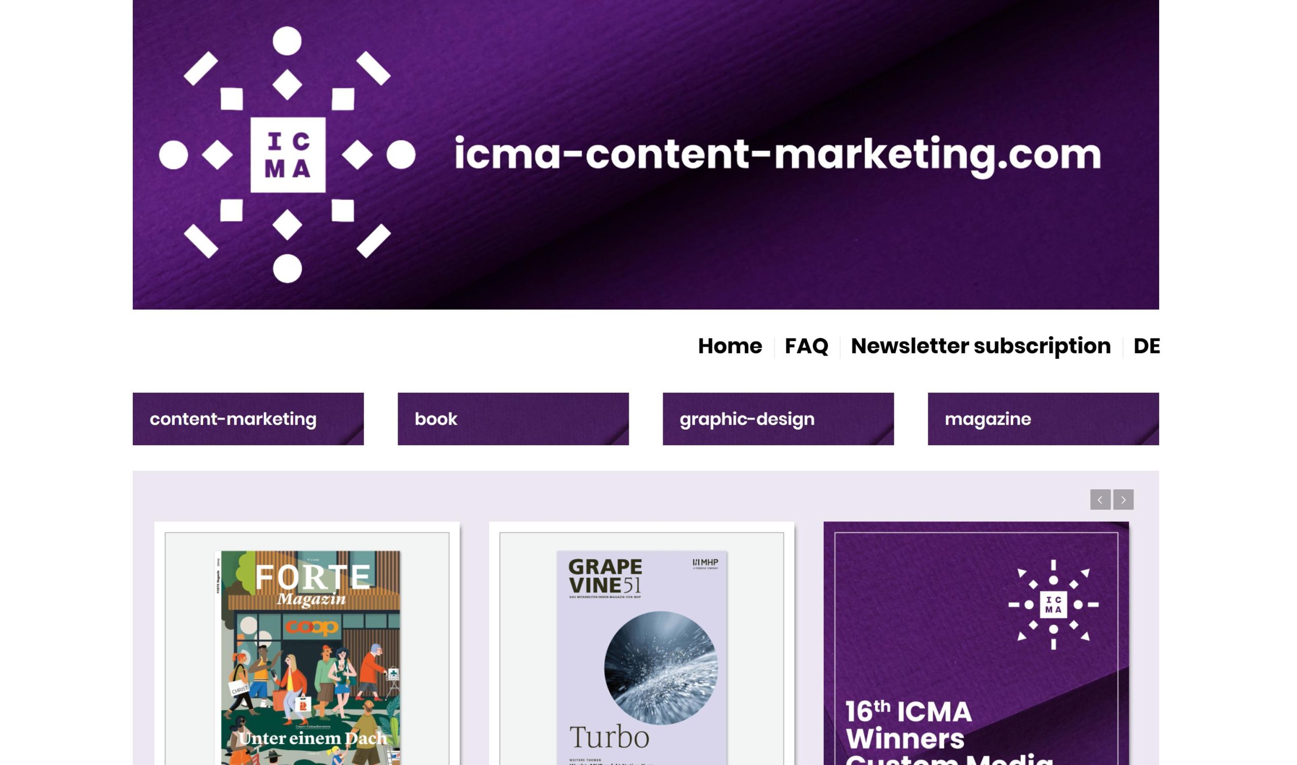 17th ICMA Content Marketing Award 2026