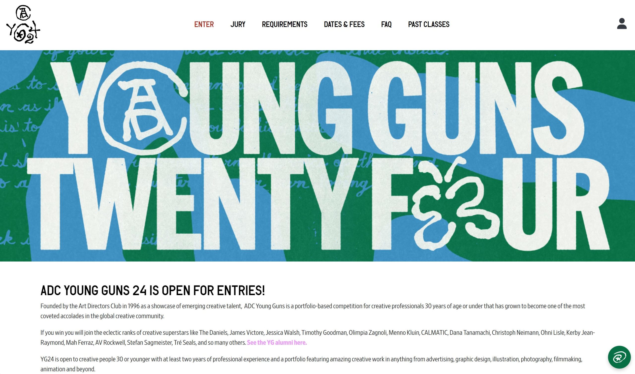ADC Young Guns 24 Portfolio Competition