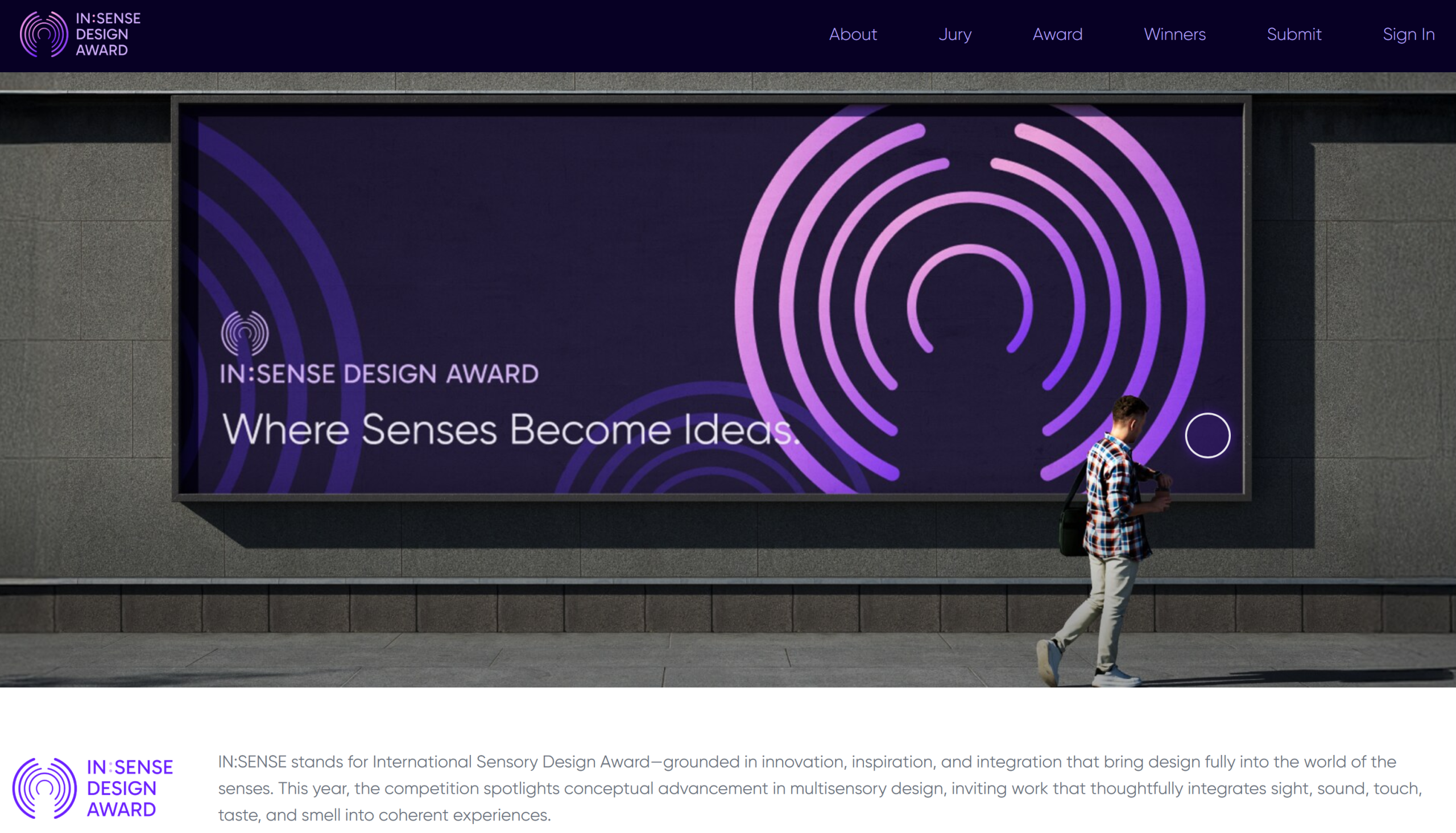 IN:SENSE Design Award 2027 – International Sensory Design Award
