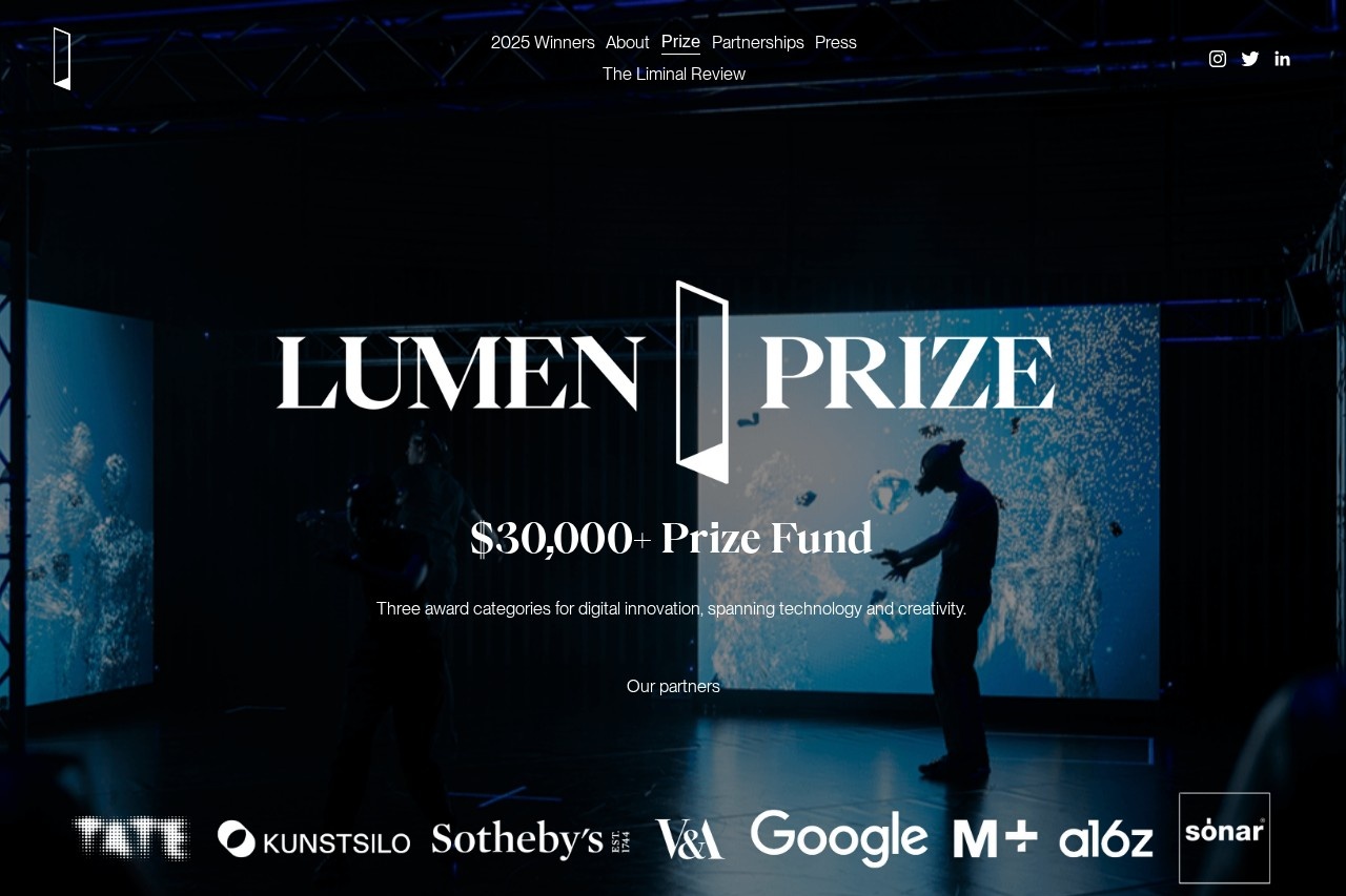 Lumen Prize Digital Art Award 2026